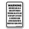 Signmission Safety Sign, 18 in Height, Aluminum, 12 in Length, Equine - Rhode Island A-1218 Equine - Rhode Island - alternate 1
